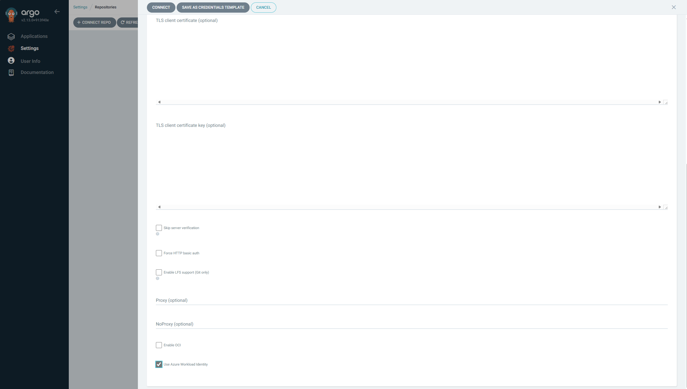 connect repo