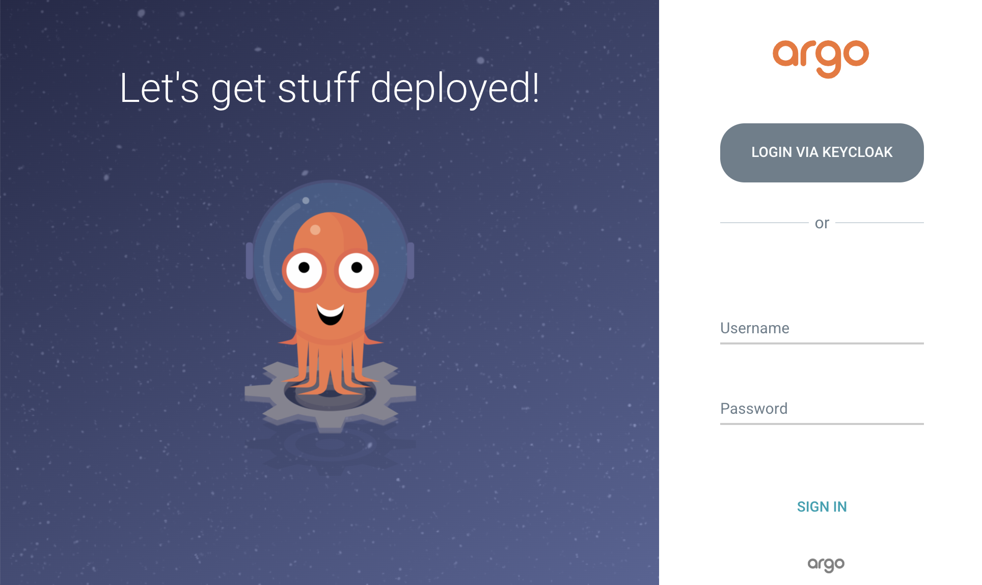 Keycloak Argo CD login