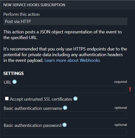 Add Webhook Add Webhook